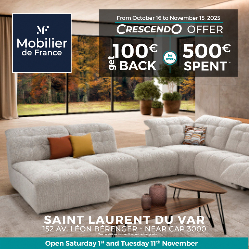 Mobilier de france listen 20.10.2025