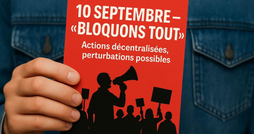 “Bloquons Tout” movement, latest update.