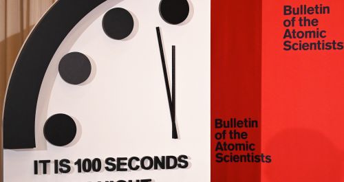 Doomsday clock and the end of the world 