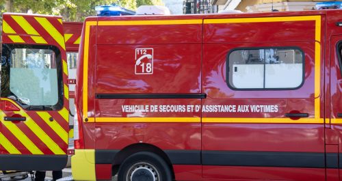 Fire in a warehouse in Mougins 