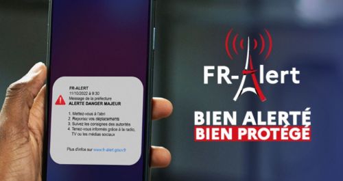 Training exercise for SMS alert device in Biot and Villeneuve Loubet region