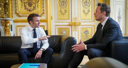 Macron to meet with Elon Musk today Friday 16th June