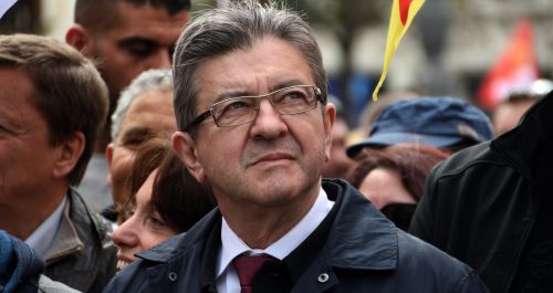 French politician Jean Luc Mélenchon opposes campaign posters