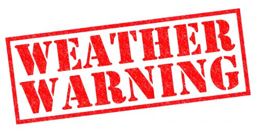 Weather warning 