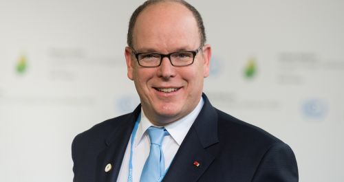 His Serene Highness Prince Albert II Monaco meets with French President 
